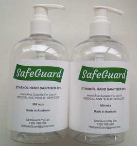 Medical Grade Hand Sanitiser - 500ml - Package Deal - 2 bottles